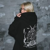 Кенгуруха «kis-kis not dead» black 00042