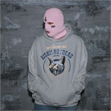 Кенгуруха «kis-kis not dead» меланж 00036